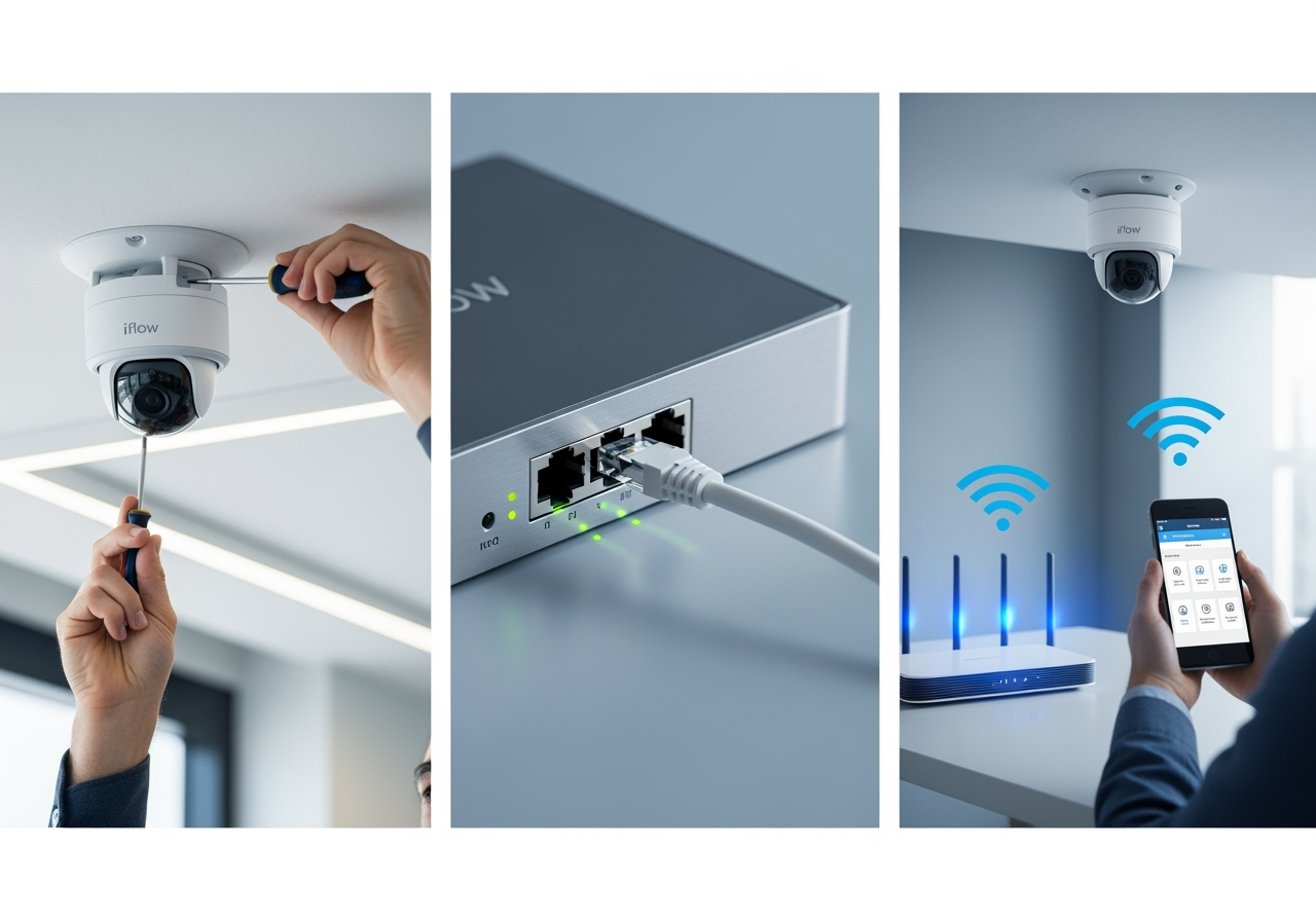 Как установить и настроить камеру iFlow (PoE и Wi‑Fi) — пошаговая инструкция