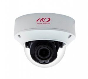 картинка Microdigital MDC-M8040VTD-2A видеокамера IP купольная от магазина Охранных систем и видеонаблюдения