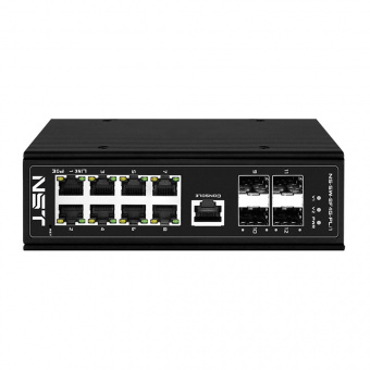 картинка PoE-коммутатор NST NS-SW-8F4G-PL/I от магазина Охранных систем и видеонаблюдения