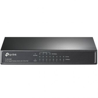 картинка 8-портовый Fast Ethernet PoE-коммутатор TP-Link TL-SG1008P от магазина Охранных систем и видеонаблюдения