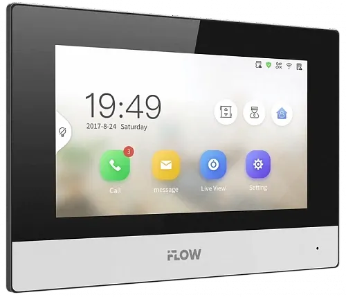 картинка Гибридный IP видеодомофон F-VI-3442HPWE1 от магазина Охранных систем и видеонаблюдения