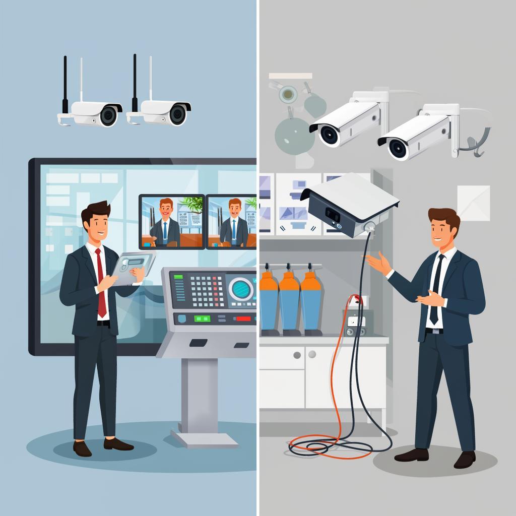 Беспроводное vs проводное видеонаблюдение: что выбрать для магазина