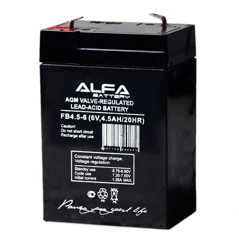 картинка Аккумулятор ALFA Battery FB 4.5-6 от магазина Охранных систем и видеонаблюдения