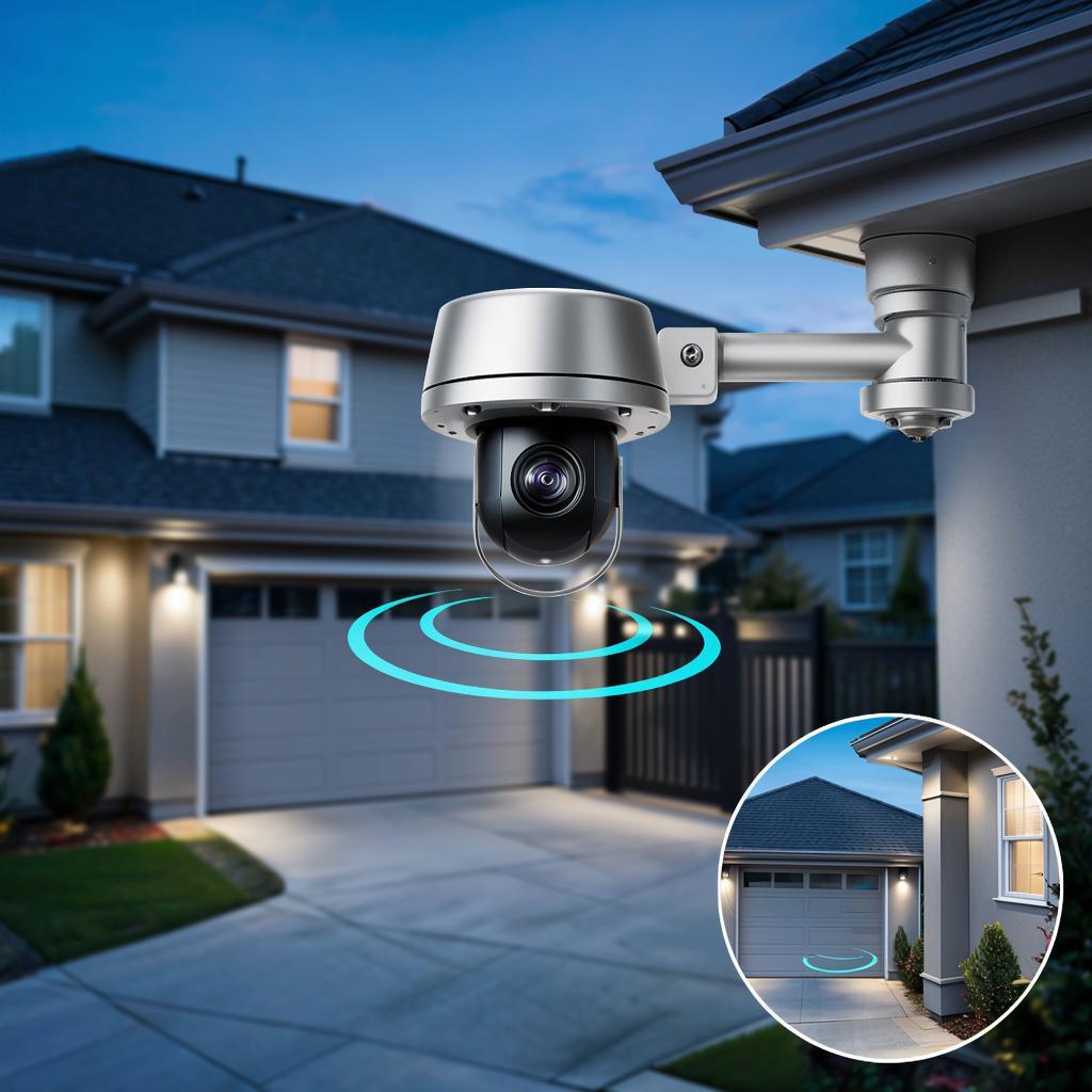 Камера с PTZ для частного дома: когда нужен поворот/зум