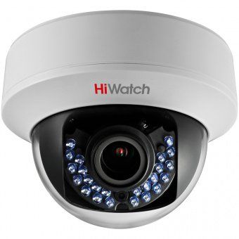 картинка Внутренняя HD-TVI камера 1Мп HiWatch DS-T107 с вариофокальной оптикой от магазина Охранных систем и видеонаблюдения
