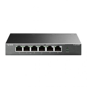 картинка PoE-коммутатор TP-Link TL-SF1006P от магазина Охранных систем и видеонаблюдения