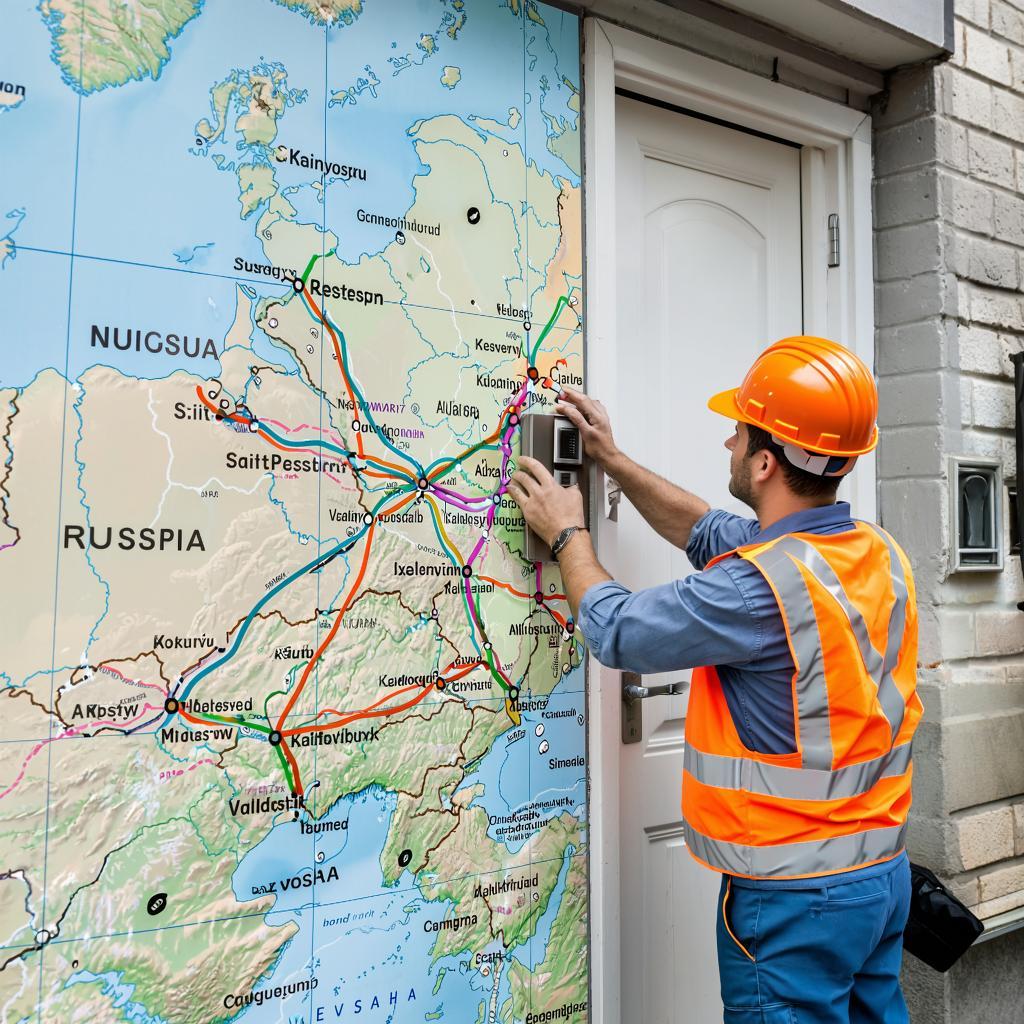 Доставка и монтаж трубки домофона по регионам: стоимость и сроки