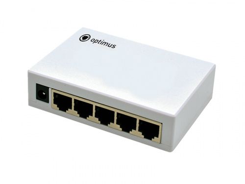 картинка PoE-коммутатор Optimus U1EN-5G от магазина Охранных систем и видеонаблюдения