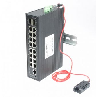 картинка РоЕ-коммутатор Osnovo SW-81602/ILS (Port 90W, 600W) от магазина Охранных систем и видеонаблюдения