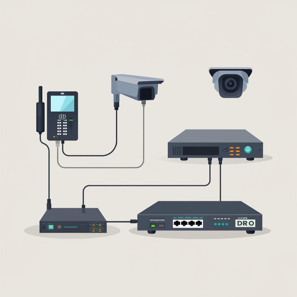 Схема интеграции домофона с системой видеонаблюдения