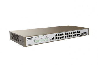 картинка PoE-коммутатор IP-COM Pro-S24-410W от магазина Охранных систем и видеонаблюдения