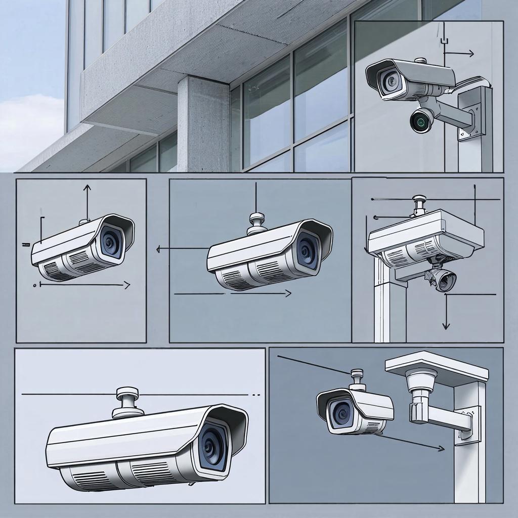 TRASSIR TR: инструкции по монтажу на фасаде, врезке в потолок и стойки