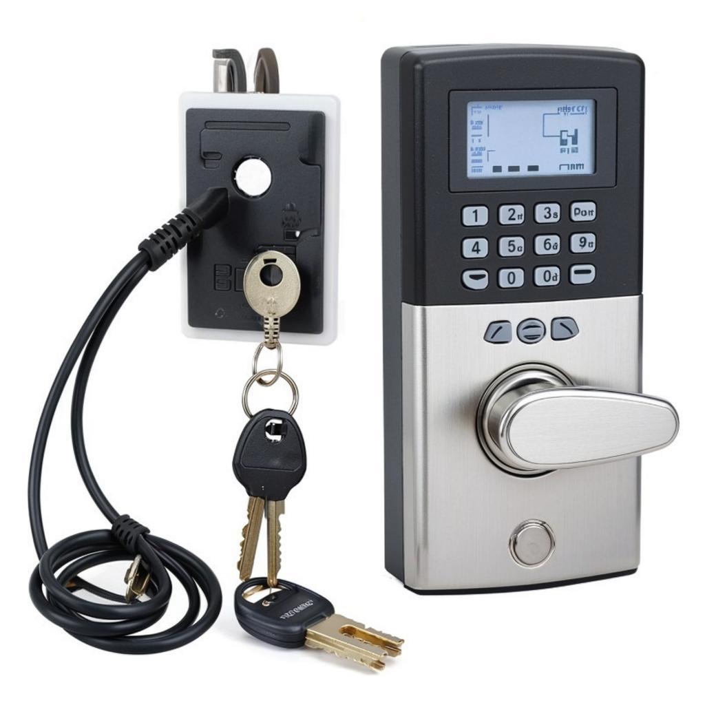 Подключение домофона с домофонным ключом и электронным замком