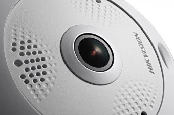 картинка 6Мп FishEye-камера Hikvision DS-2CD6362F-IS с ИК-подсветкой и мультиканальным режимом от магазина Охранных систем и видеонаблюдения