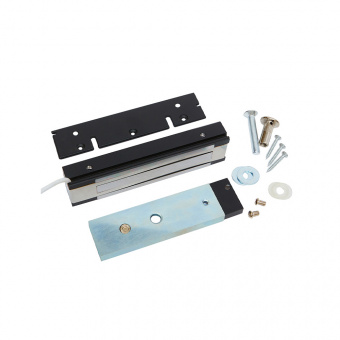 картинка Электромагнитный замок AccordTec «ML-200K-3 Premium Black с планкой» от магазина Охранных систем и видеонаблюдения