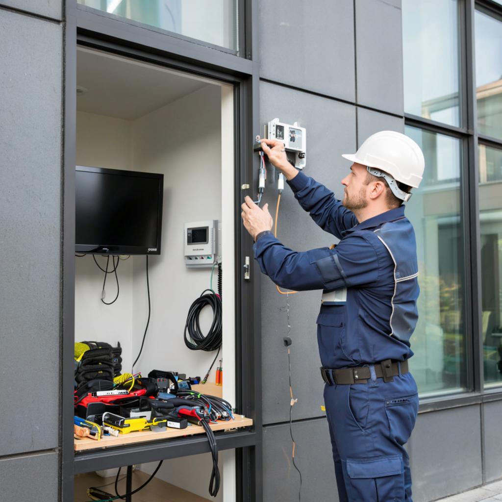 Профессиональная установка видеодомофонов KIT: цены и сроки