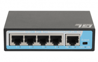 картинка PoE-коммутатор Gigalink GL-SW-F005-04P от магазина Охранных систем и видеонаблюдения