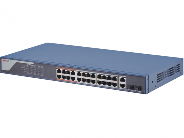 картинка HiWatch SWT-1326P cетевой управляемый коммутатор от магазина Охранных систем и видеонаблюдения