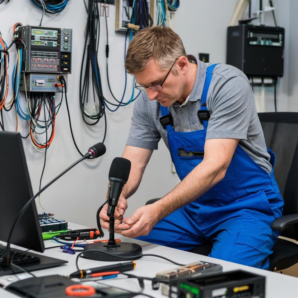 Калибровка микрофона вызывной панели: инструкция для монтажников