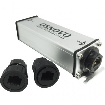 картинка Уличный PoE удлинитель OSNOVO E-PoE/1W 10M/100M Fast Ethernet до 500 м с питанием до 100 м от магазина Охранных систем и видеонаблюдения