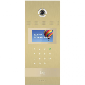 картинка Вызывная панель BAS-IP AA-12FB gold от магазина Охранных систем и видеонаблюдения