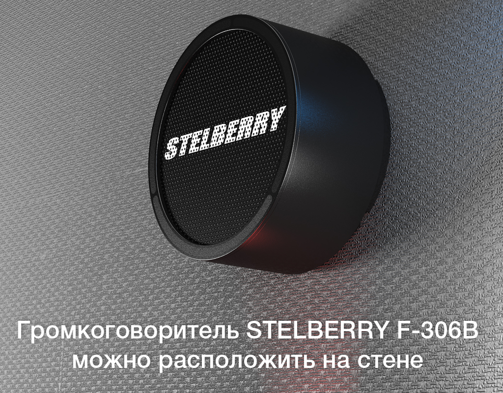 картинка Stelberry F-306B потолочно-настенный громкоговоритель от магазина Охранных систем и видеонаблюдения