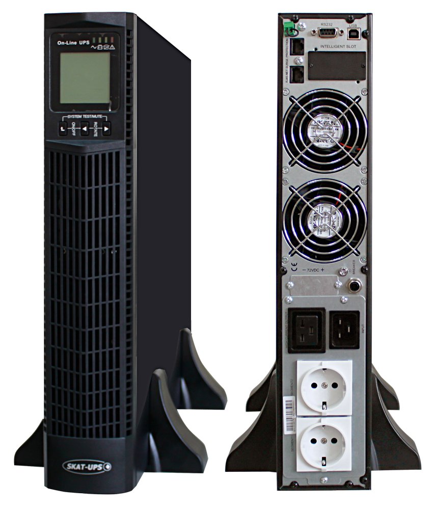 картинка БАСТИОН SKAT UPS-3000 RACK+6x9Ah Источник бесперебойного питания от магазина Охранных систем и видеонаблюдения