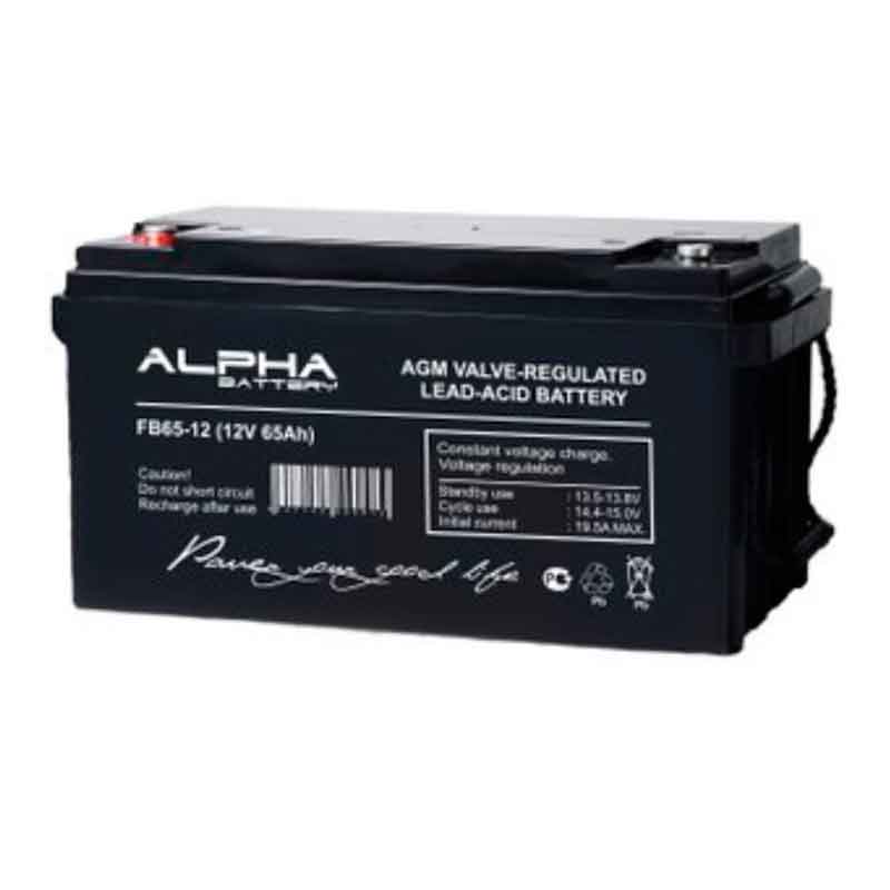 картинка АКБ ALPHA BATTERY FB 65-12 от магазина Охранных систем и видеонаблюдения