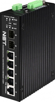 картинка PoE-коммутатор NST NS-SW-4G2G-PL/IM от магазина Охранных систем и видеонаблюдения