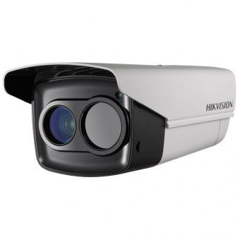 картинка Уличная сетевая камера-цилиндр Hikvision DS-2TD2235D-50 с тепловизионным модулем и ИК-подсветкой от магазина Охранных систем и видеонаблюдения