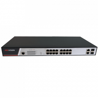 картинка Управляемый PoE-коммутатор DS-3E2318P высокой безопасности от магазина Охранных систем и видеонаблюдения