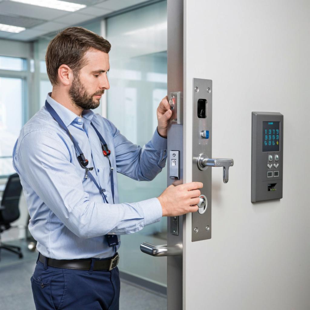 Замена замка и электромеханического ригеля: пошагово