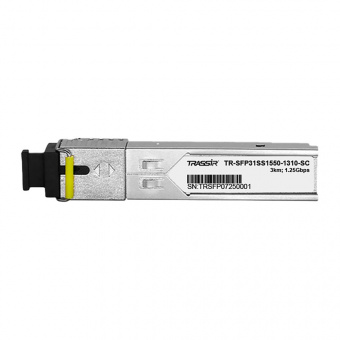 картинка SFP-модуль TRASSIR TR-SFP31SS1550-1310-SC от магазина Охранных систем и видеонаблюдения