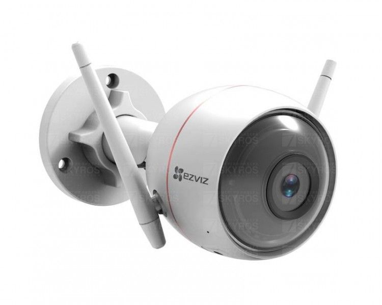 картинка C3W Color Night 1080P (2.8mm) Беспроводная IP-камера 2Мп уличная c объективом 130° микрофоном и сиреной 100dB (CS-CV310-A0-3C2WFRL) от магазина Охранных систем и видеонаблюдения