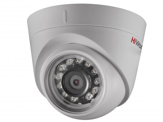 картинка HiWatch DS-I223(4mm) внутренняя купольная IP-камера от магазина Охранных систем и видеонаблюдения