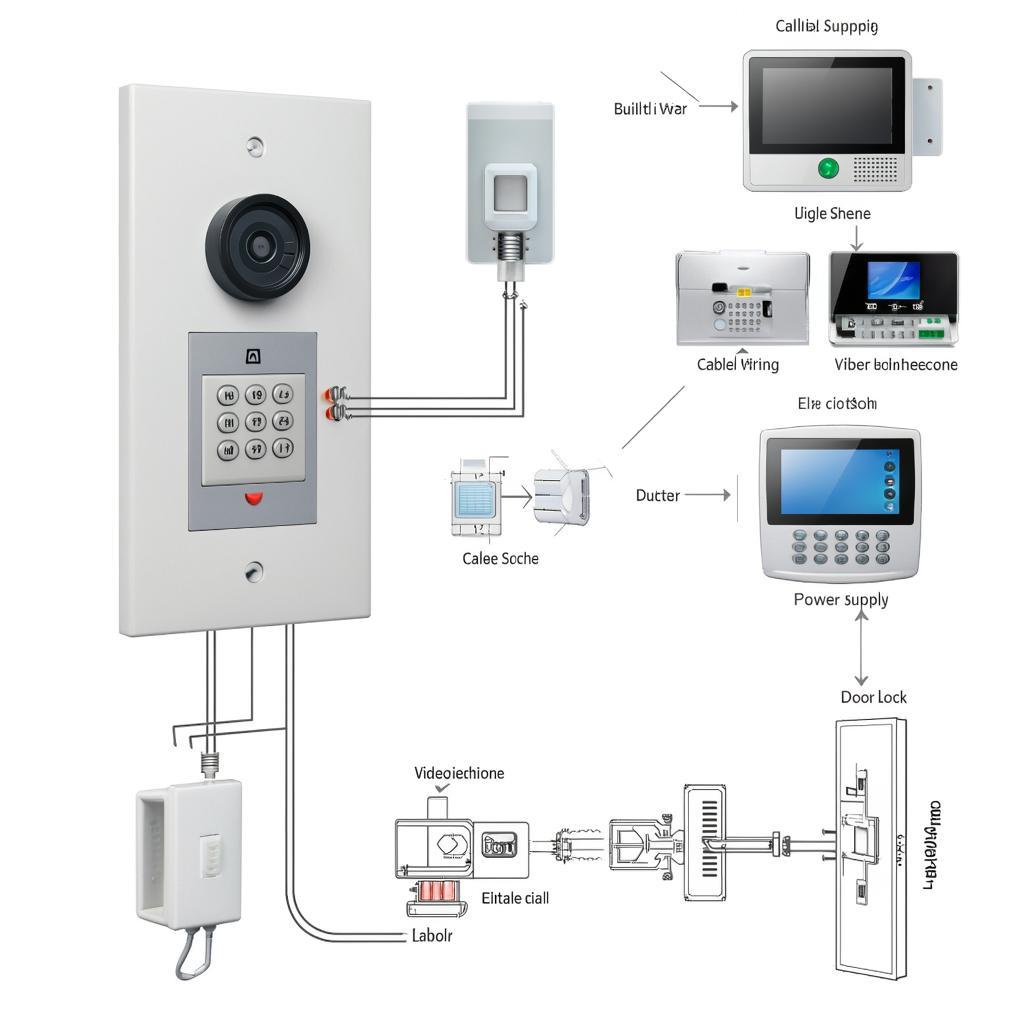 Схемы подключения многоквартирного домофона: что нужно знать