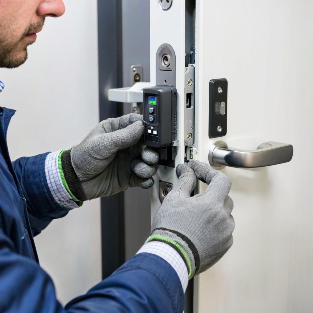 Где установить дополнительный датчик в СКУД для контроля состояния замка