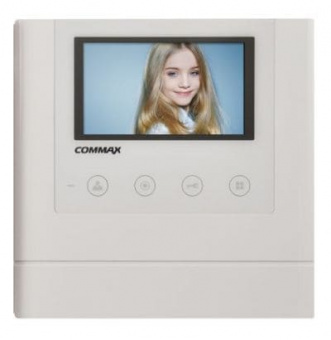 картинка Абонентский монитор Commax CDV-43M/XL Metalo white от магазина Охранных систем и видеонаблюдения