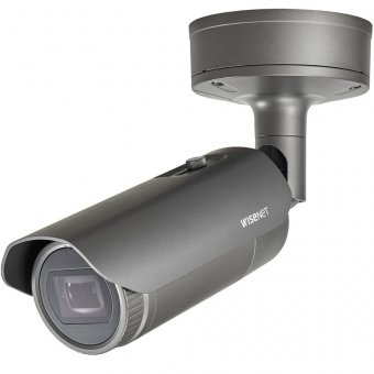 картинка Вандалостойкий extraLUX bullet Wisenet Samsung XNO-6085RP с Motor-zoom и ИК-подсветкой 70 м от магазина Охранных систем и видеонаблюдения