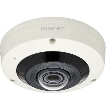 картинка Smart 4Мп FishEye камера Wisenet Samsung XNF-8010RVMP с ИК-подсветкой от магазина Охранных систем и видеонаблюдения