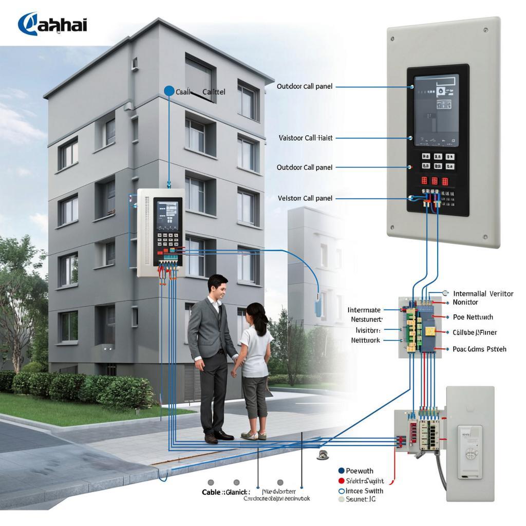 Как подключить несколько квартир к одному видеодомофону Dahua