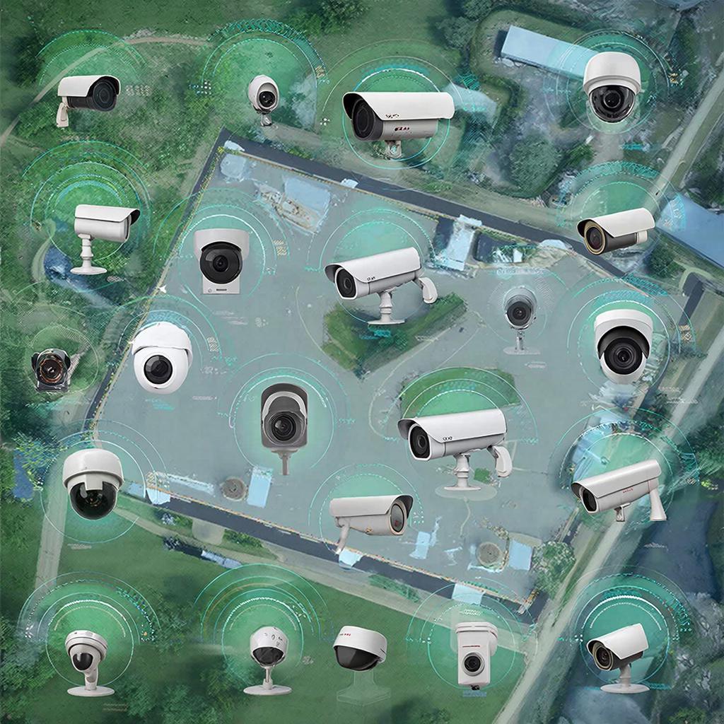 Камеры для наблюдения за периметром: схемы расстановки и покрытия