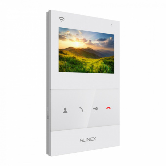 картинка Видеодомофон SLINEX SQ-04N Cloud White от магазина Охранных систем и видеонаблюдения