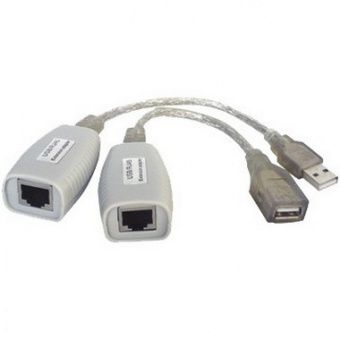 картинка Удлинитель USB 1.1 интерфейса TA-U1/1+RA-U1/1 для клавиатуры и мыши по витой паре до 100 м от магазина Охранных систем и видеонаблюдения