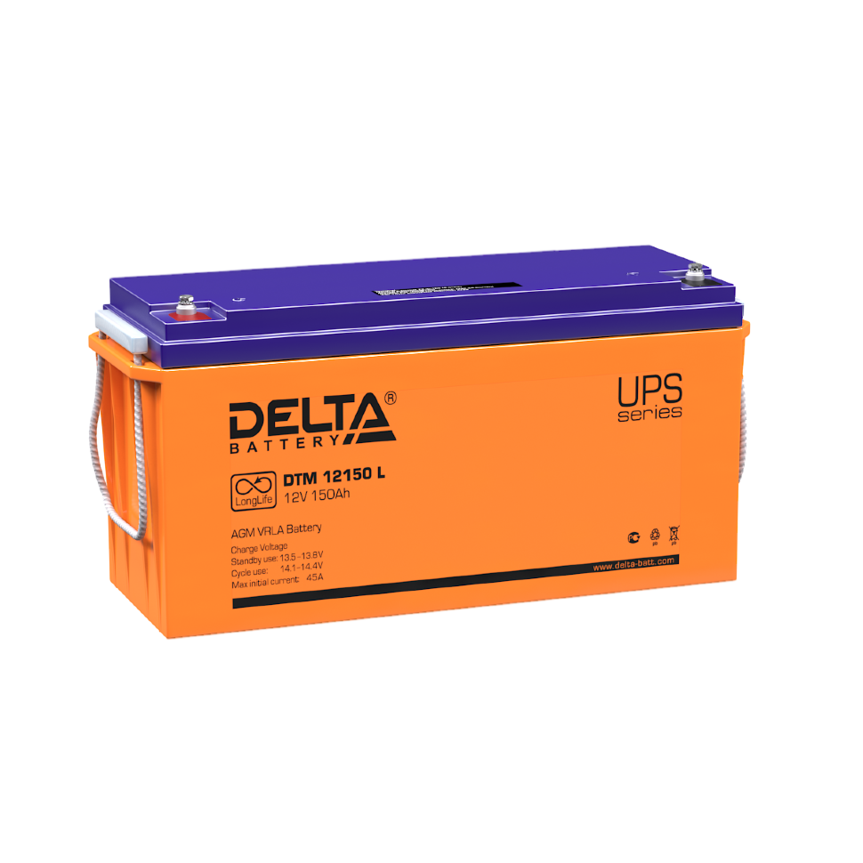картинка DELTA battery DTM 12150 L от магазина Охранных систем и видеонаблюдения