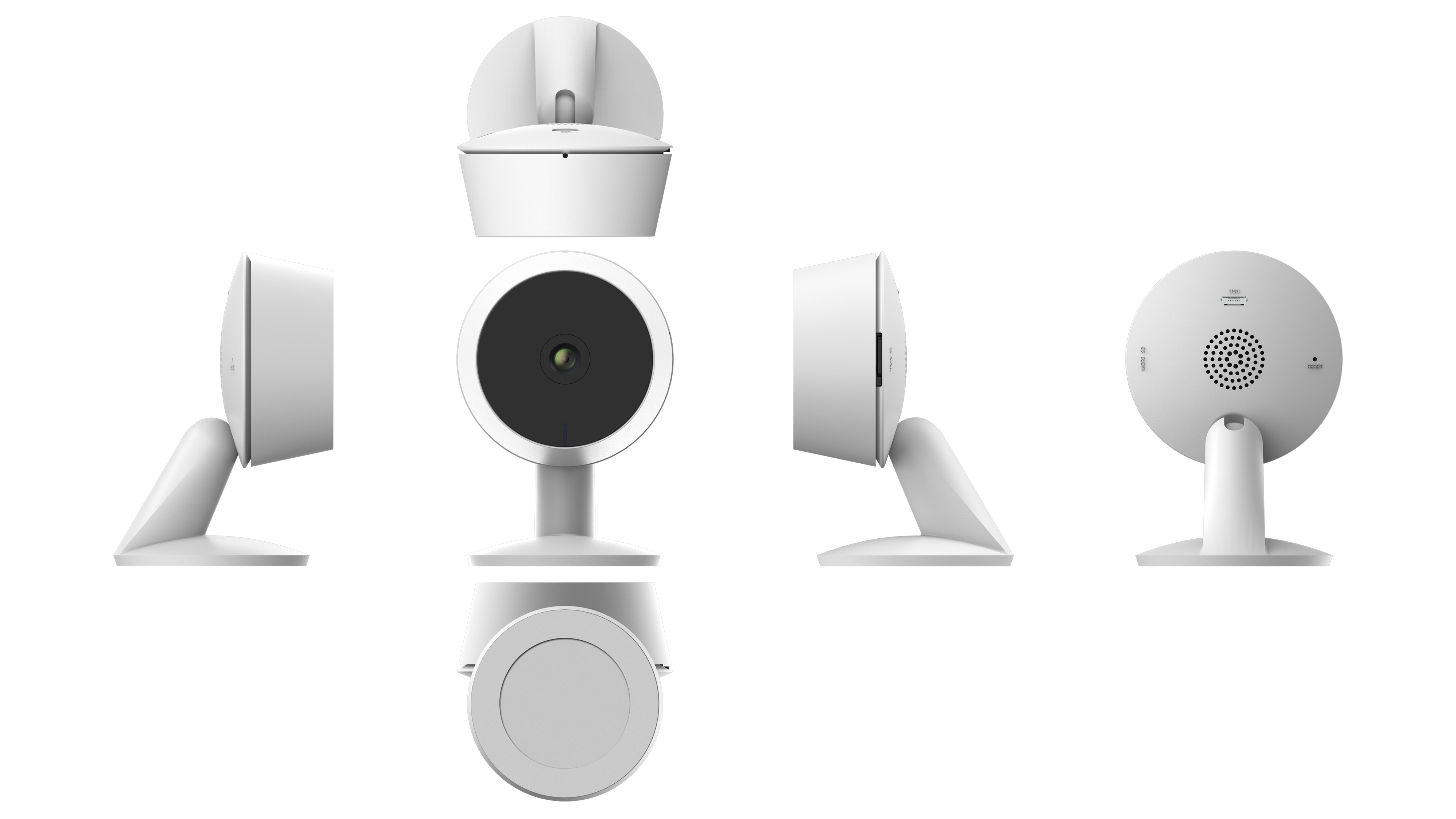 картинка Fox FX-C3M (Лунь) 3Мп Мини WIFI камера встроенный динамик и микрофон от магазина Охранных систем и видеонаблюдения