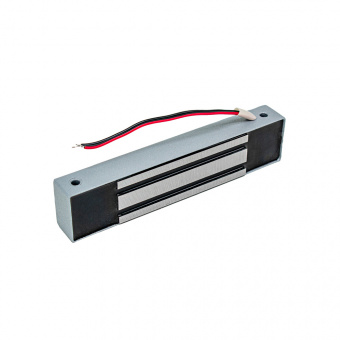 картинка Электромагнитный замок AccordTec «ML-180K с уголком, цвет Серебряный металлик» от магазина Охранных систем и видеонаблюдения