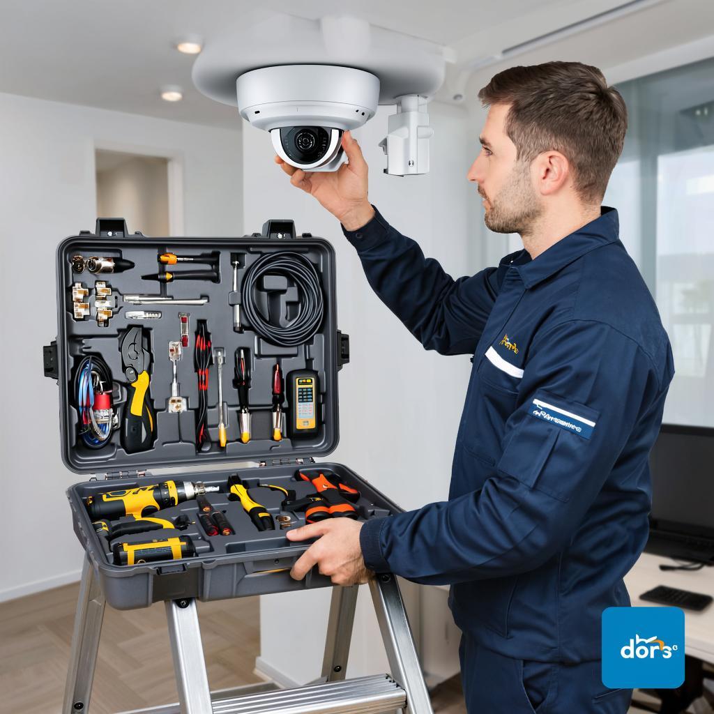 Установка видеонаблюдения своими руками: набор инструментов и советы монтажника