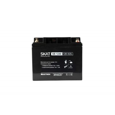 картинка Аккумулятор свинцово-кислотный  SKAT SB 1240 от магазина Охранных систем и видеонаблюдения