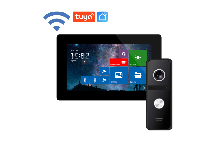 картинка FREEDOM 7 FHD WIFI KIT NIGHT
комплект из Full HD WIFI видеодомофона с сенсорным дисплеем 7" и вызывной панели от магазина Охранных систем и видеонаблюдения